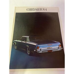 Vintage 1964 Chrysler New Yorker, 300,‎ Newport Automobile Dealer Sales Brochure